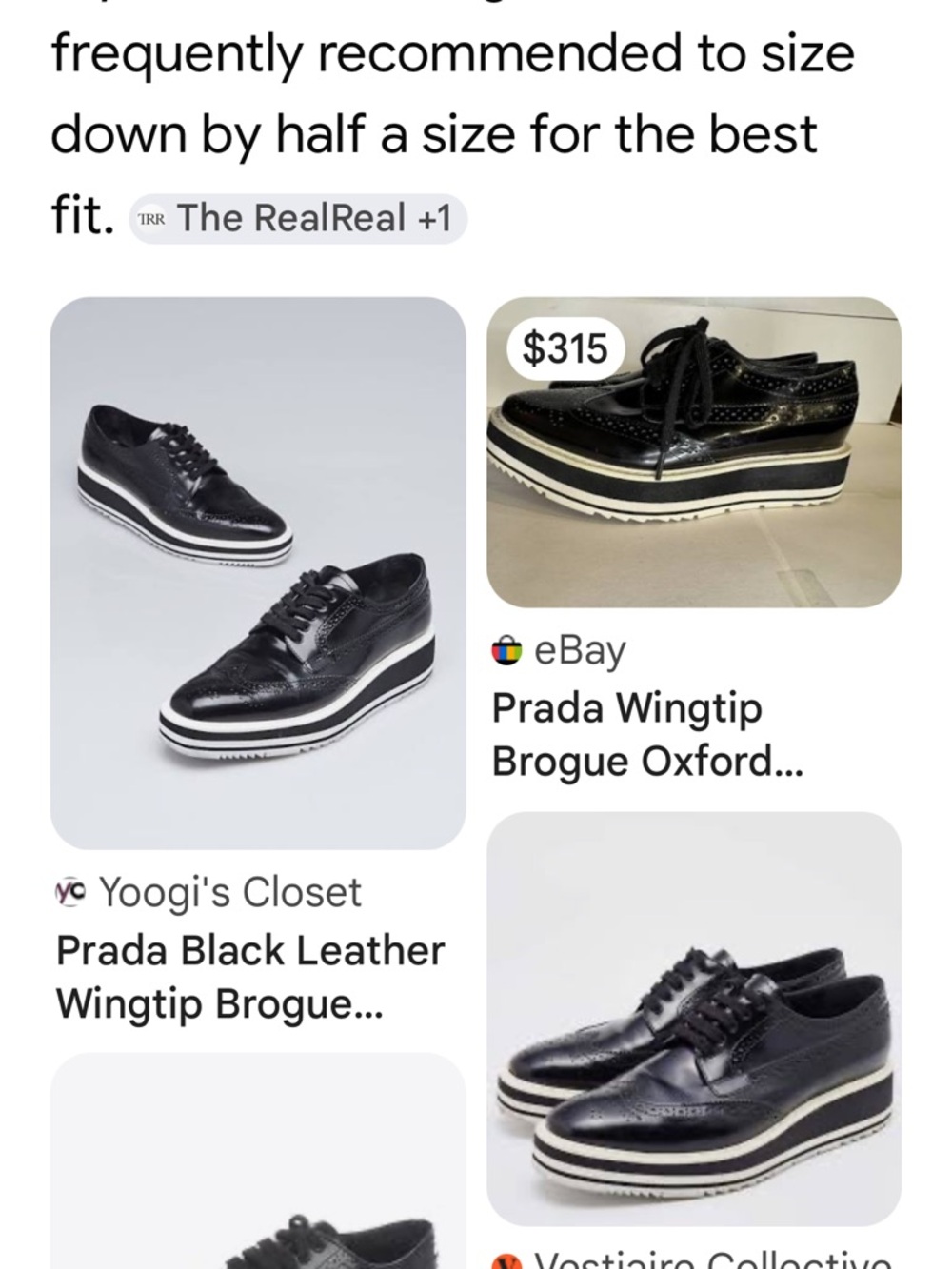 Prada Black Leather Brogue Oxfords - Picture 12 of 16